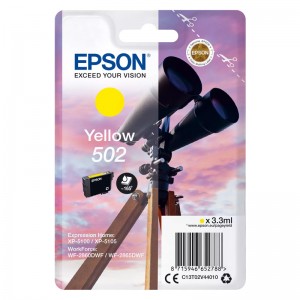 Tinteiro Epson Original Singlepack Yellow 502 Ink